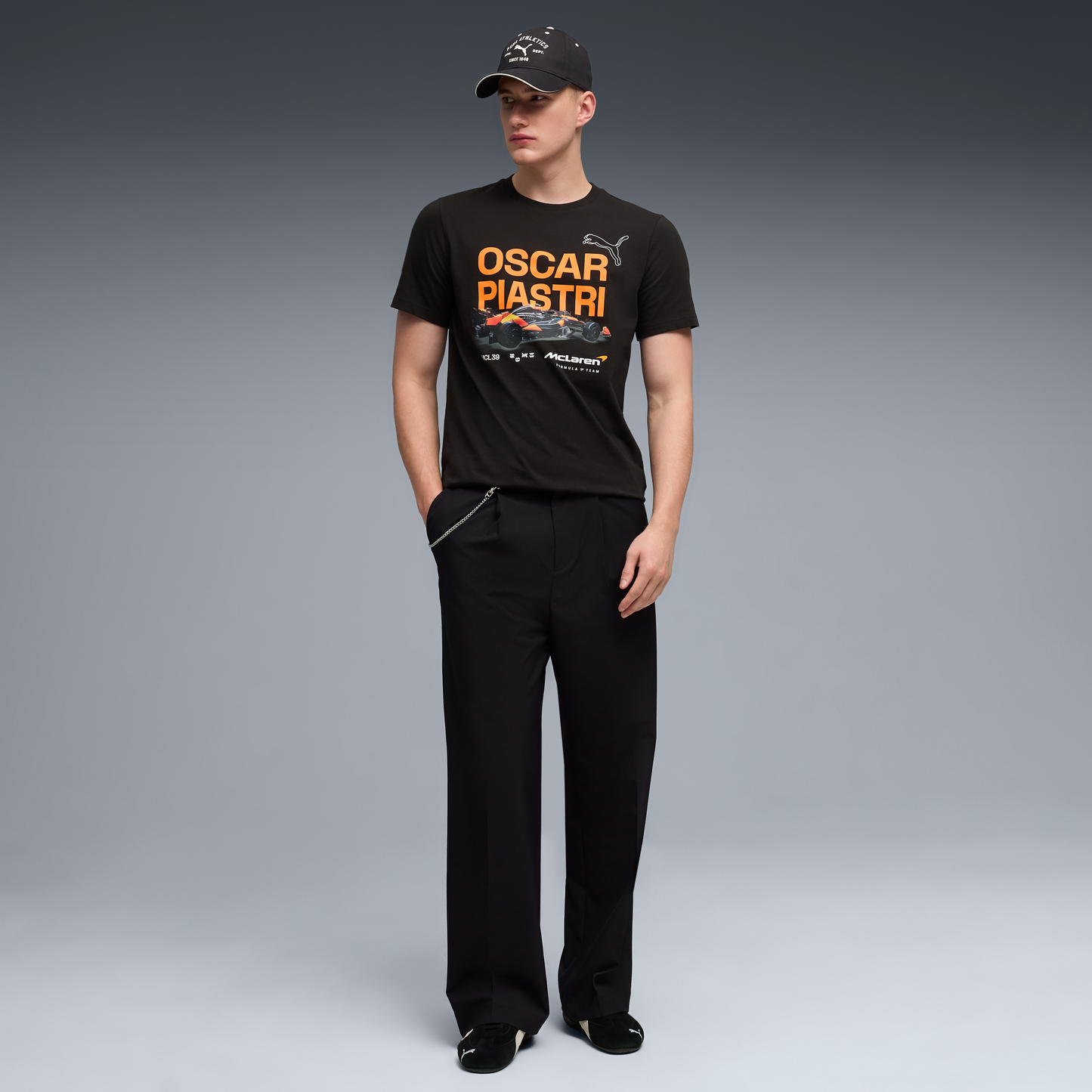Mclaren F1 Oscar Piastri T-Shirt Black