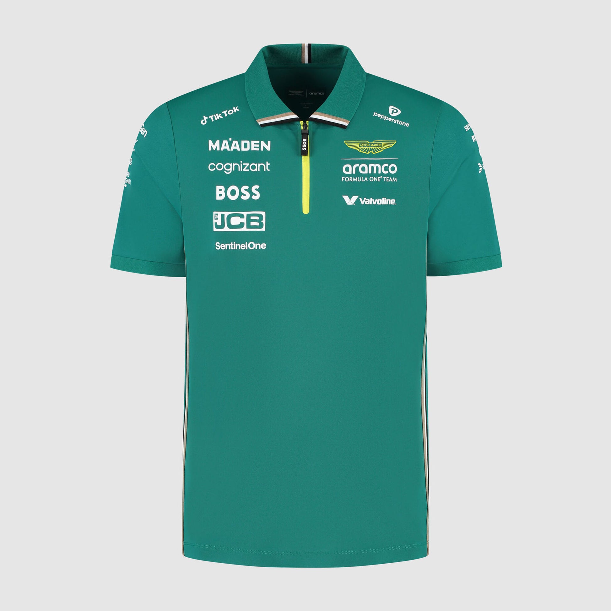 Aston Martin F1 2025 Team Polo front