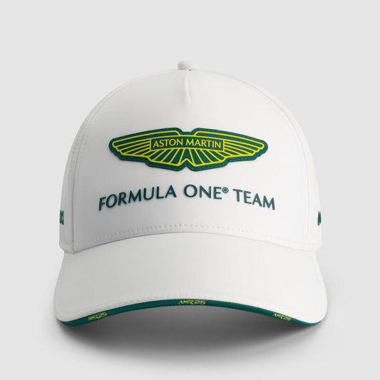 Aston Martin F1 Team 2025 Team Cap White front