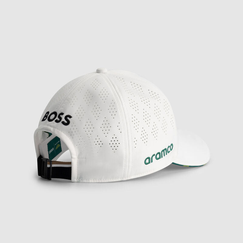 Aston Martin F1 Team 2025 Team Cap White back