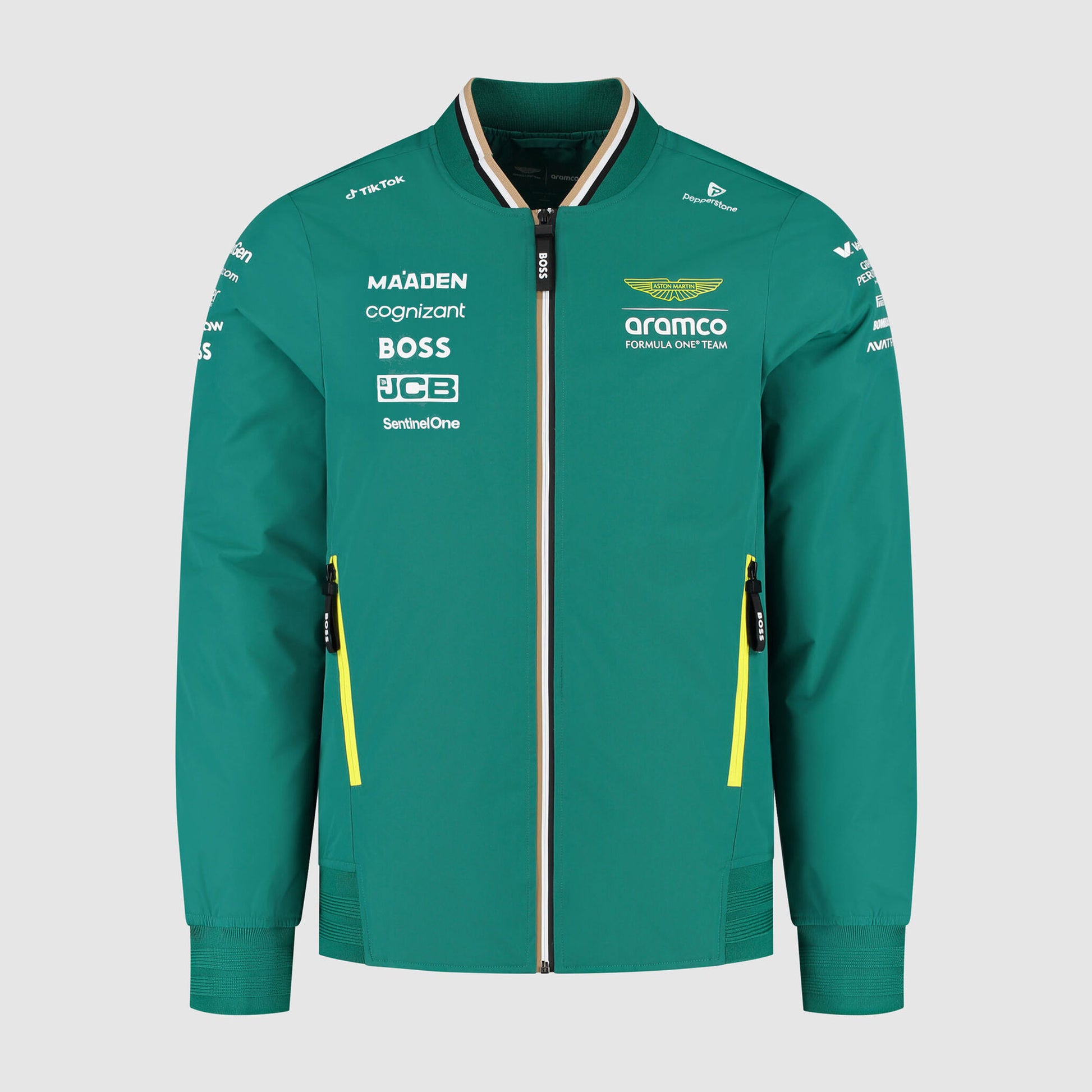 Aston Martin F1 2025 Team Bomber Jacket front