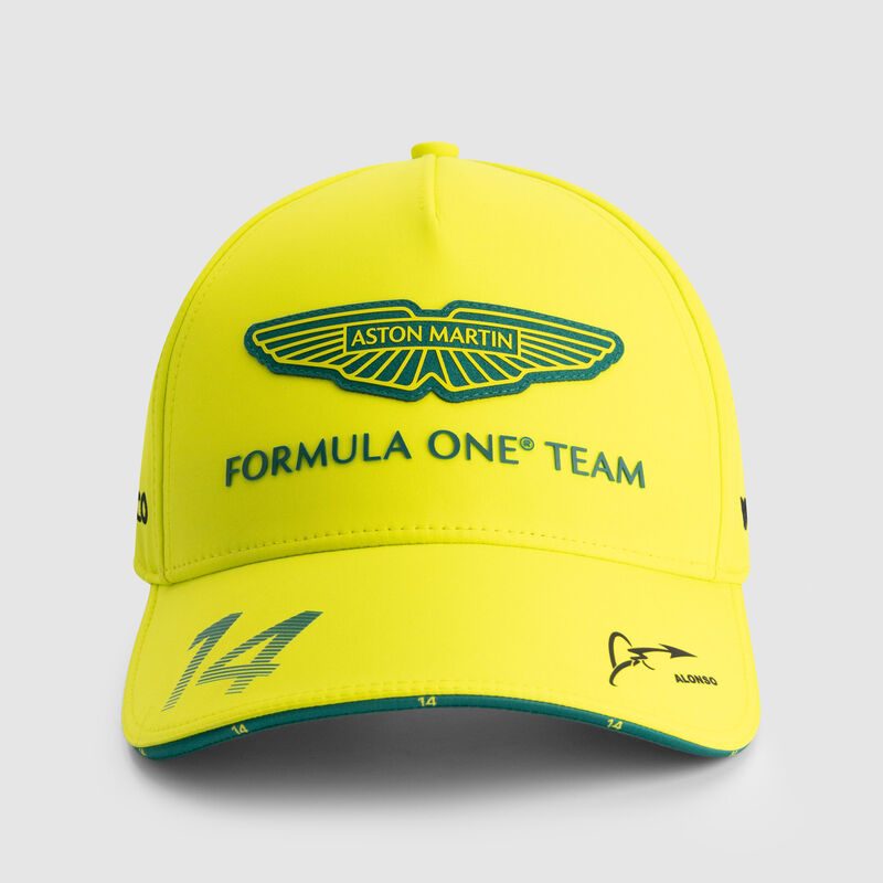 Fernando Alonso Aston Martin 2025 Driver Cap Lime front