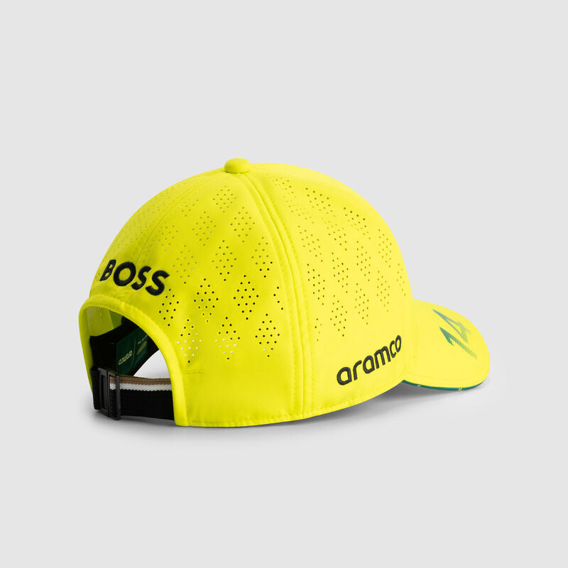 Fernando Alonso Aston Martin 2025 Driver Cap Lime back