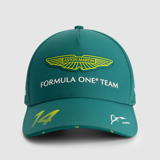 Fernando Alonso Aston Martin 2025 Driver Cap Green front