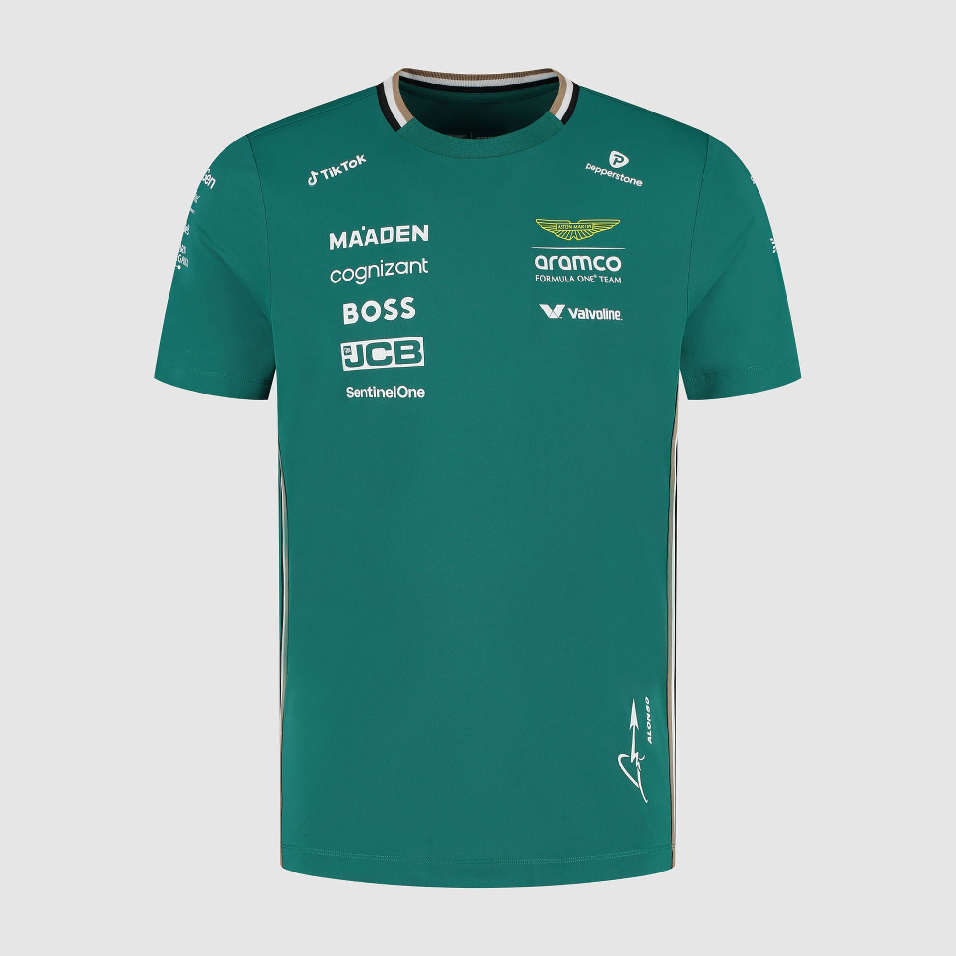 Fernando Alonso Aston Martin 2025 Driver T-shirt front