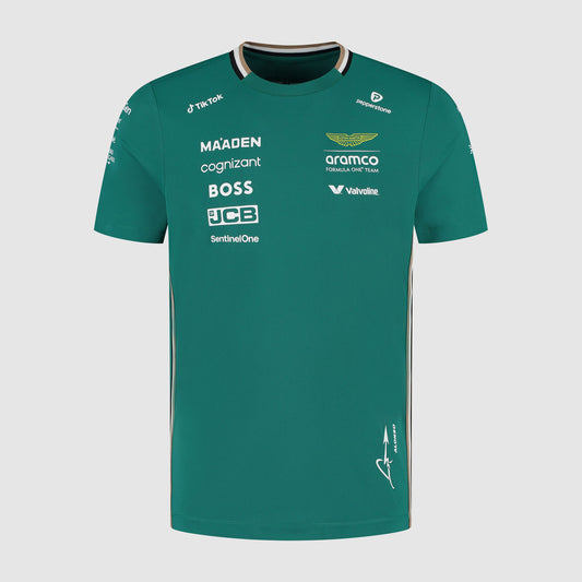 Fernando Alonso Aston Martin 2025 Driver T-shirt front