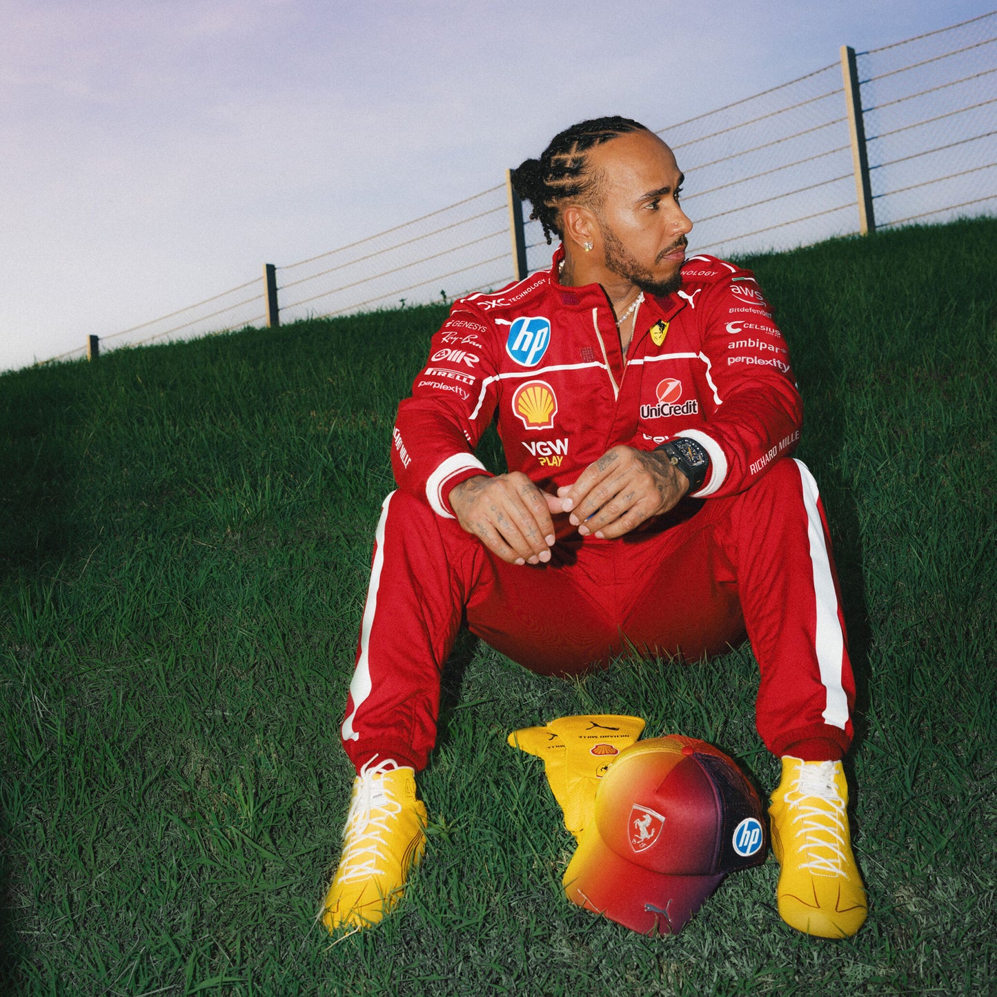 Lewis Hamilton Scuderia Ferrari F1 2025 British GP Cap