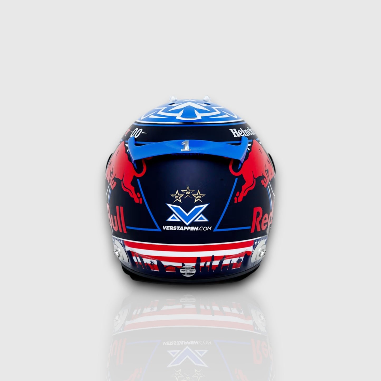 Max Verstappen 2024 USA Mini Helmet 1:4