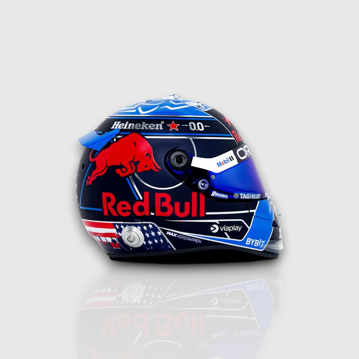 Max Verstappen 2024 USA Mini Helmet 1:4
