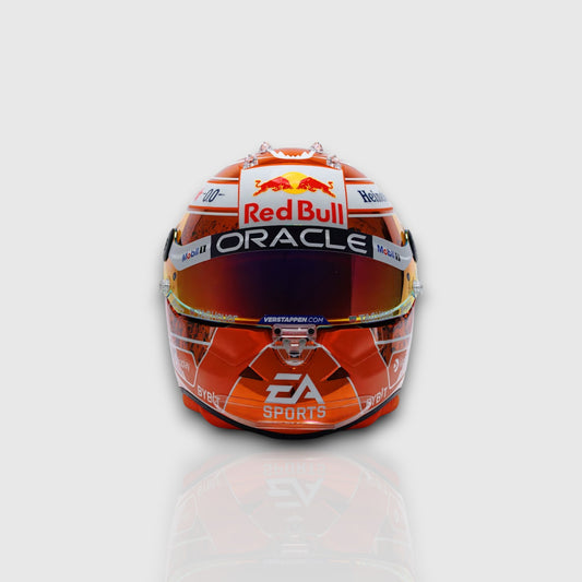 Max Verstappen 2024 Orange Tribute Mini Helmet 1:2