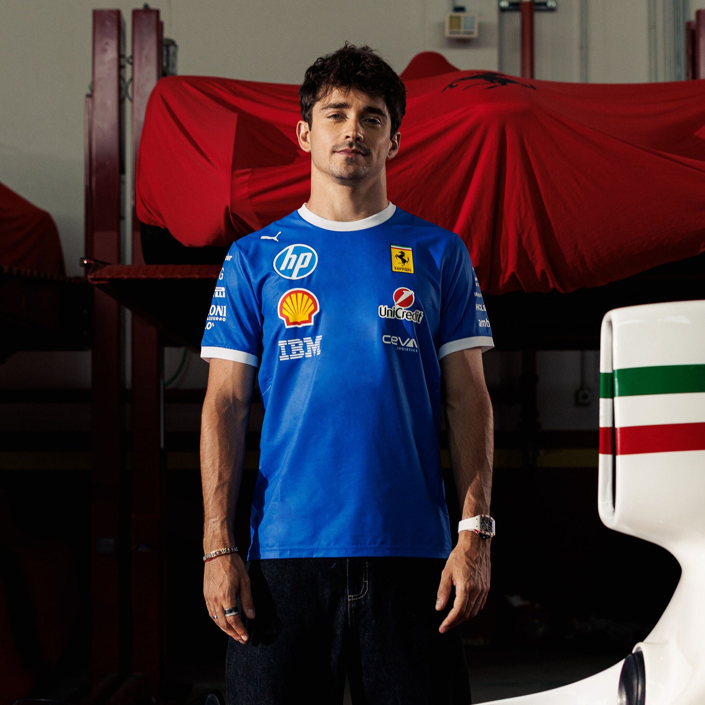 Scuderia Ferrari 2025 Monza GP Team T-shirt