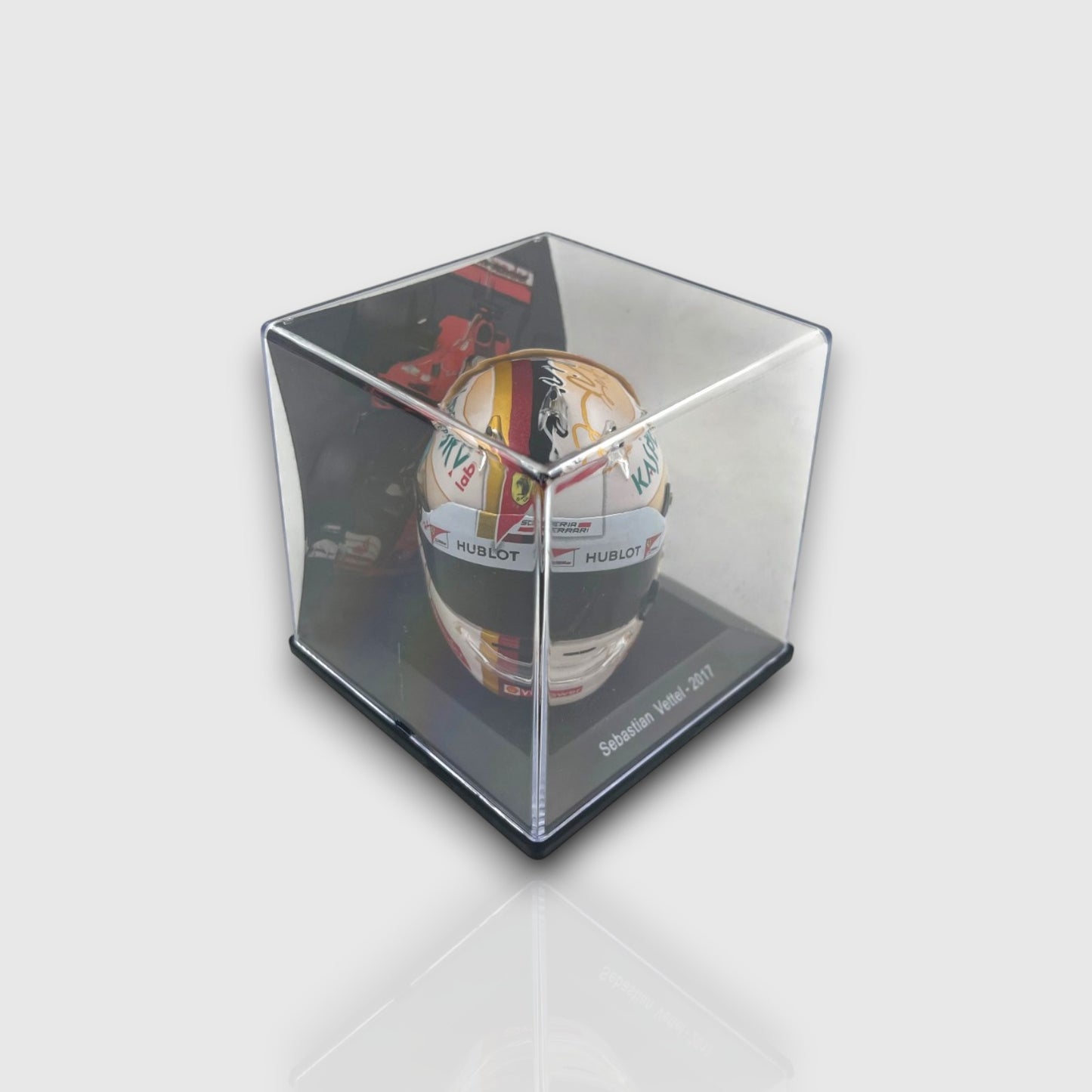 Sebastian Vettel Scuderia Ferrari 2017 Monaco GP Winner Mini Helmet 1:5