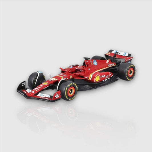 Charles Leclerc Scuderia Ferrari SF24 with Acrylic Box 1:43