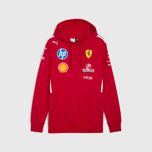 Scuderia Ferrari 2025 Team Hoodie front
