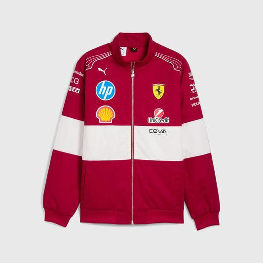 Scuderia Ferrari F1 2025 Team Vintage Jacket