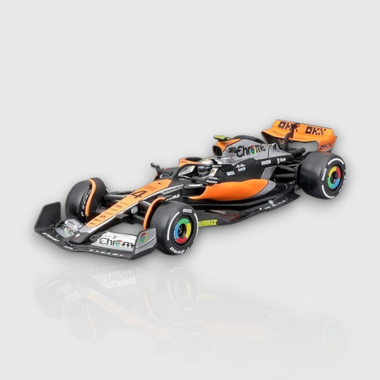 Lando Norris Mclaren MCL60 British GP Livery with Acrylic Box 1:43