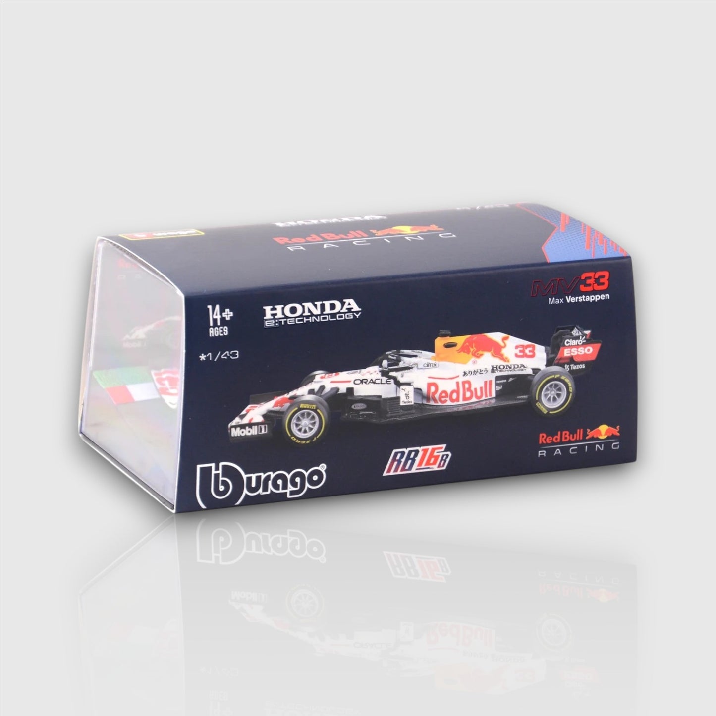 Max Verstappen Redbull Racing RB16 Turkey Limited Edition with Acrylic Box 1:43