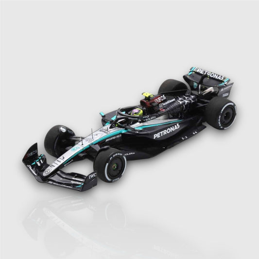 Lewis Hamilton Mercedes AMG F1 W15 with Acrylic Box 1:43