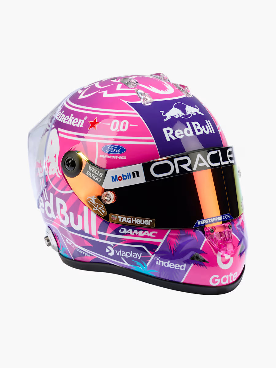 Max Verstappen 2026 Miami GP Special Mini Helmet 1:2