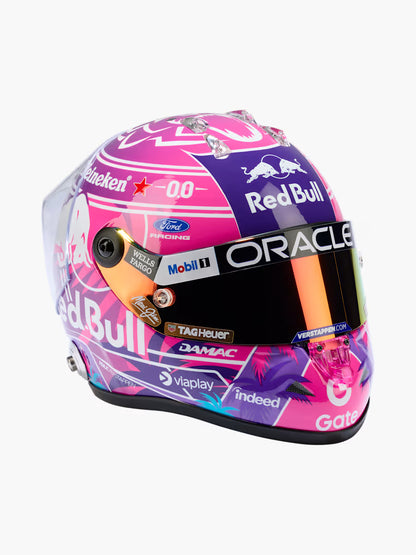 Max Verstappen 2026 Miami GP Special Mini Helmet 1:2