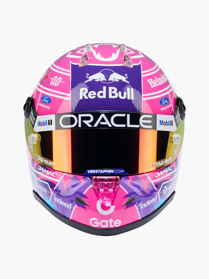 Max Verstappen 2026 Miami GP Special Mini Helmet 1:2