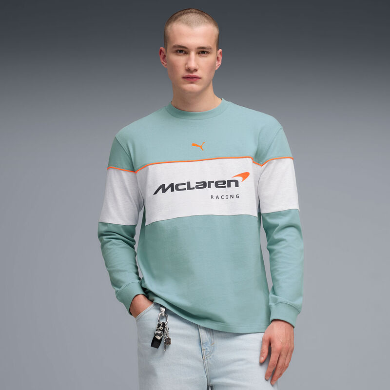 Mclaren Racing Long Sleeve T-Shirt Seafoam