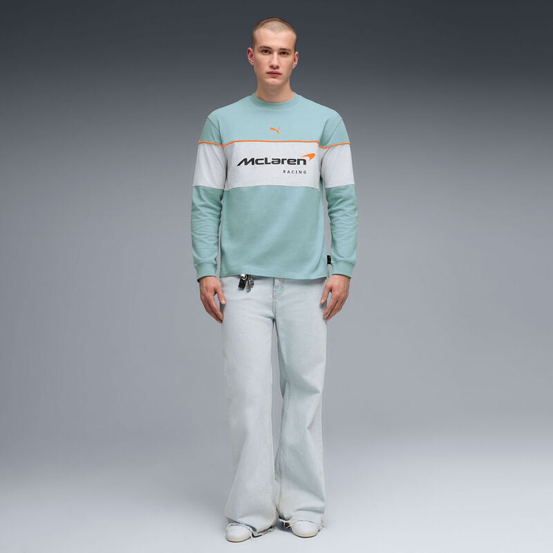 Mclaren Racing Long Sleeve T-Shirt Seafoam