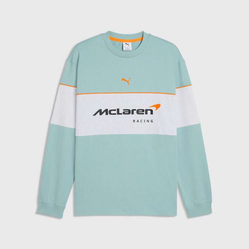 Mclaren Racing Long Sleeve T-Shirt Seafoam