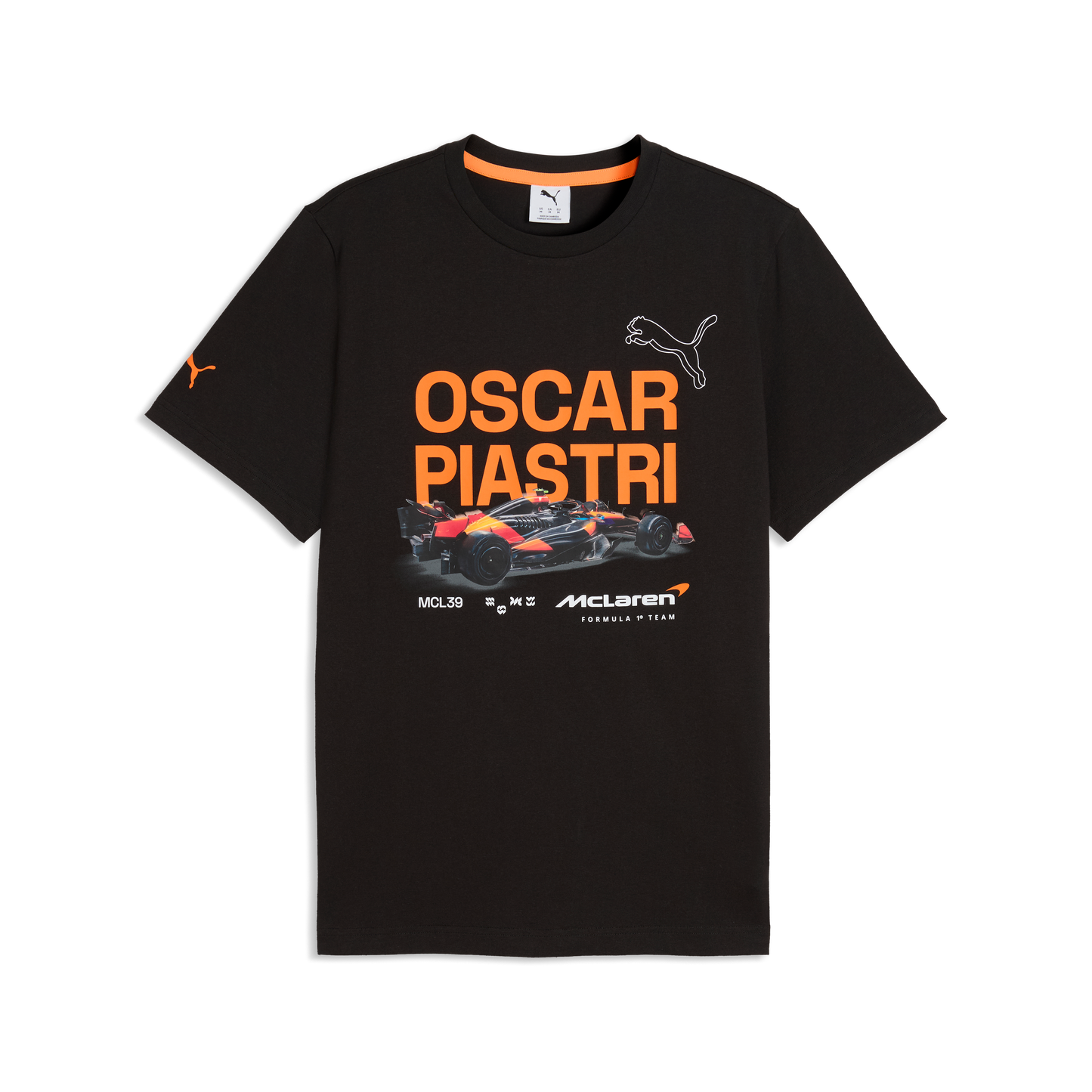 Mclaren F1 Oscar Piastri T-Shirt Black