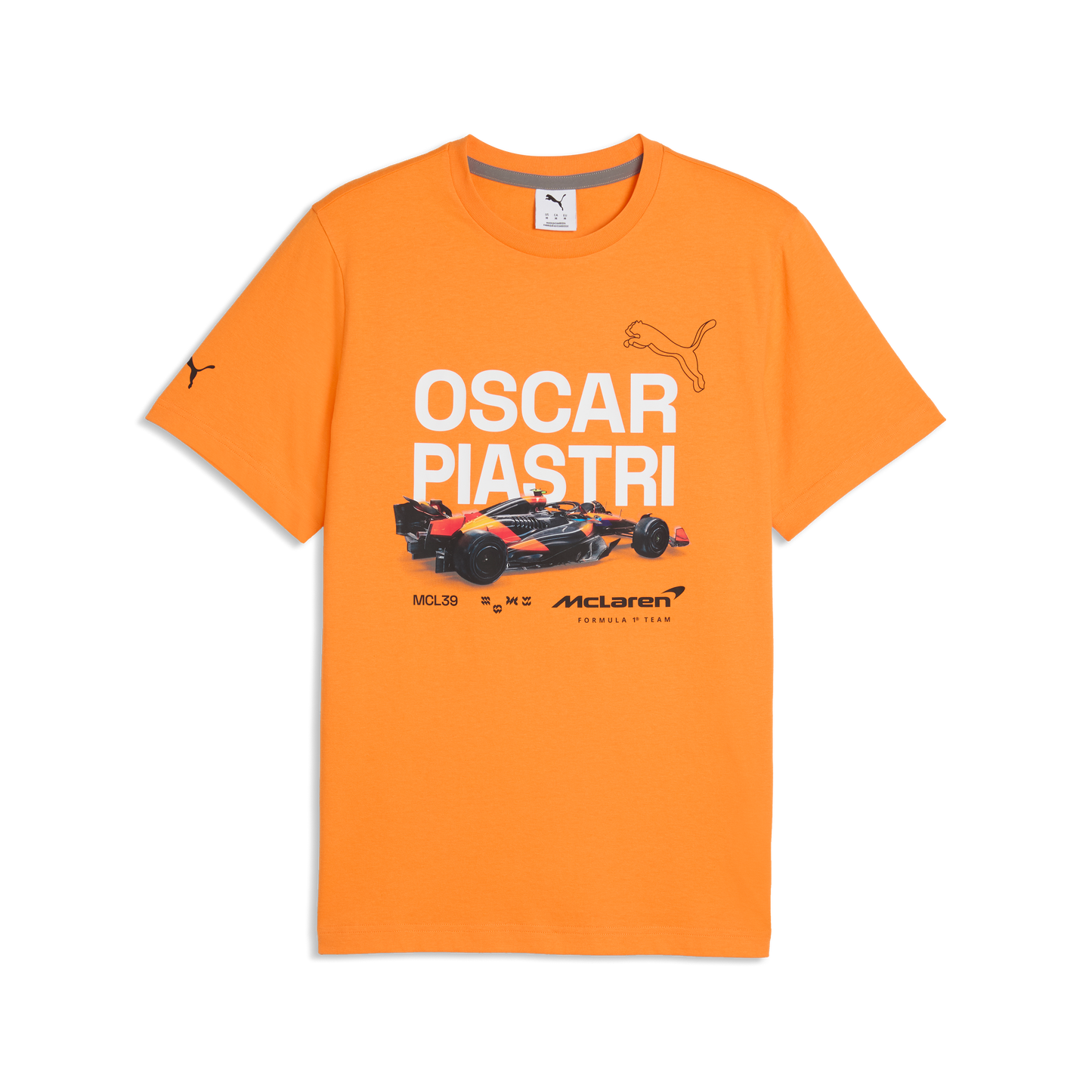 Mclaren F1 Oscar Piastri T-Shirt Papaya