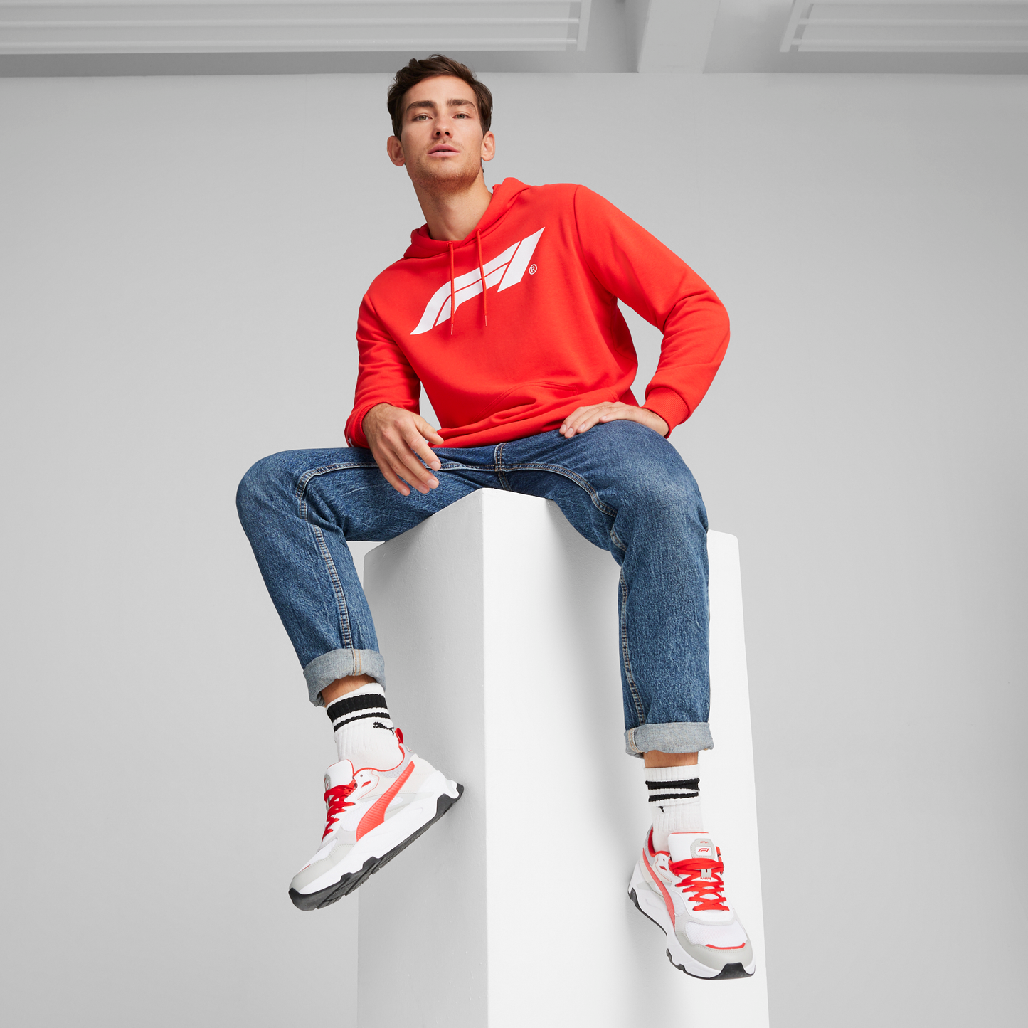 F1 Collection Formula 1® Logo Hoodie Red