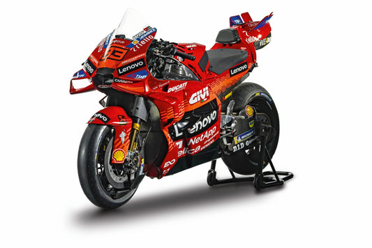 MAISTO 1:18 DUCATI DESMOSEDICI GP25 TEAM LENOVO N 93 MOTOGP WORLD CHAMPION 2025 MARC MARQUEZ - RED