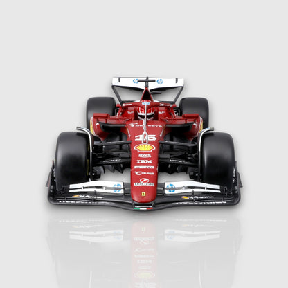 Bburago Charles Leclerc Scuderia Ferrari SF25 with Acrylic Box 1:43