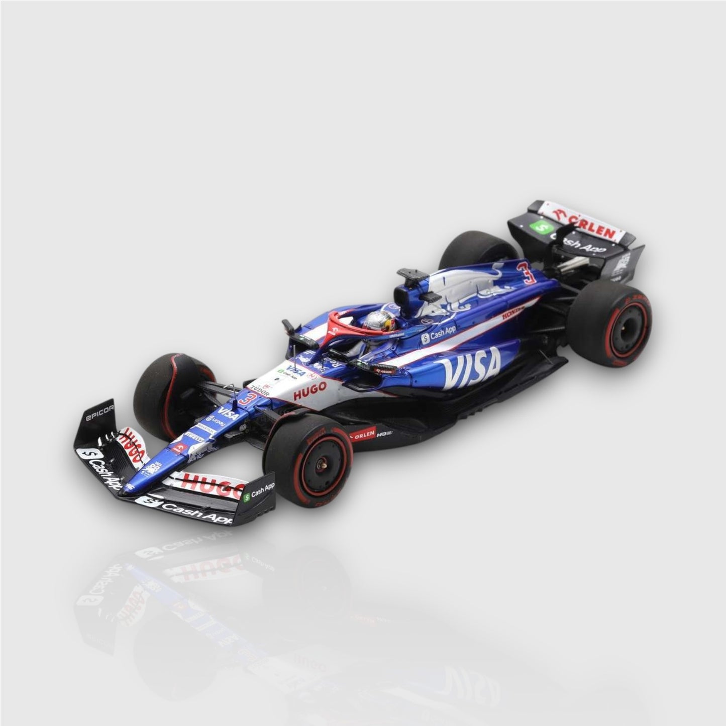 Daniel Ricciardo Visa CashApp RB 01 with Acrylic Box 1:43