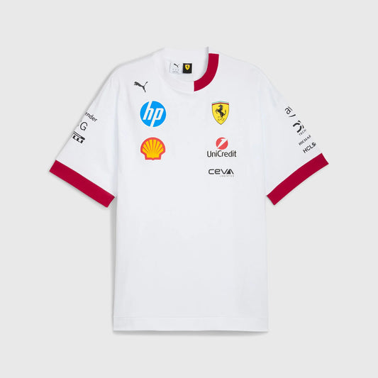 Scuderia Ferrari 2025 Miami GP Oversized Driver T-shirt