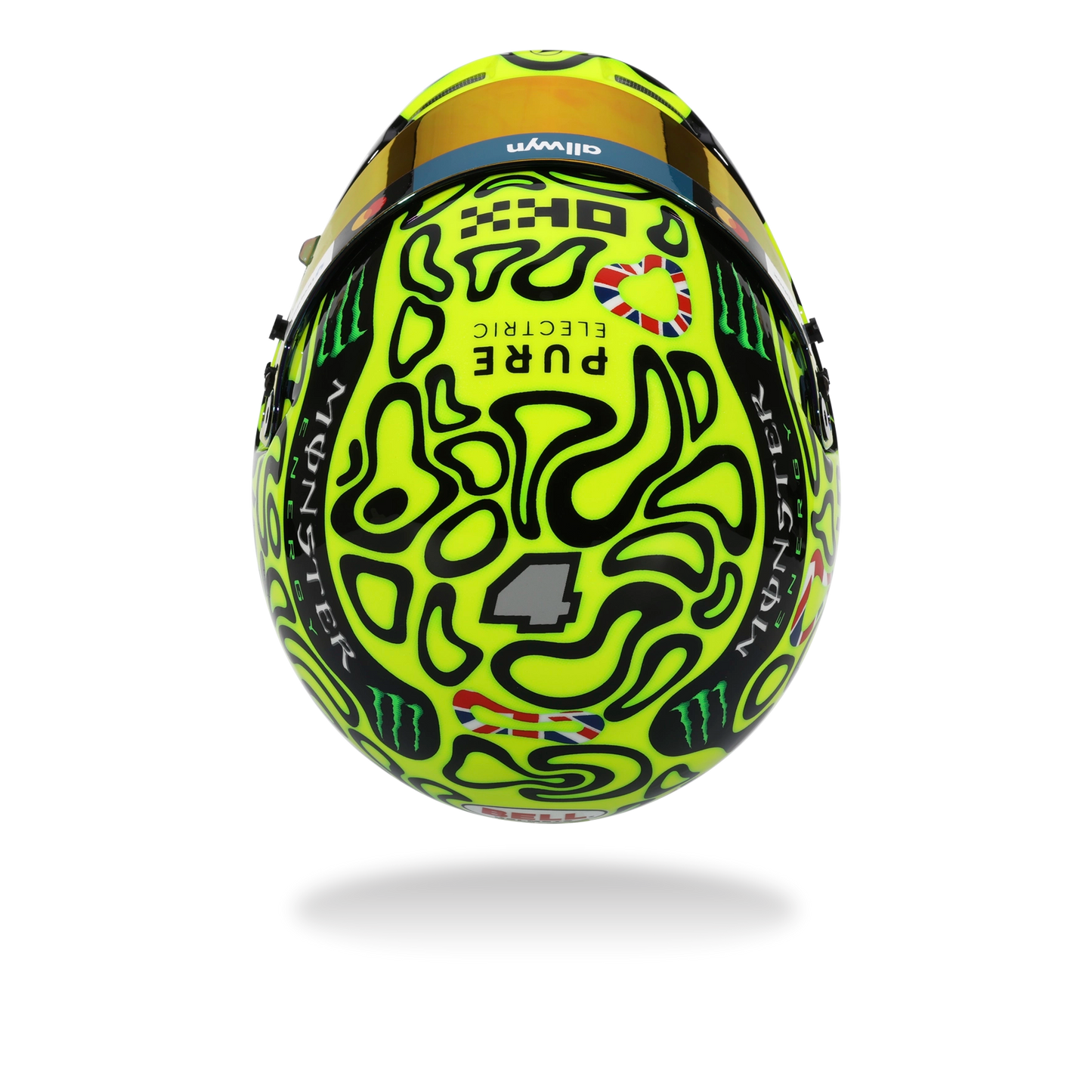 Lando Norris Mclaren 2025 British GP Helmet 1:5