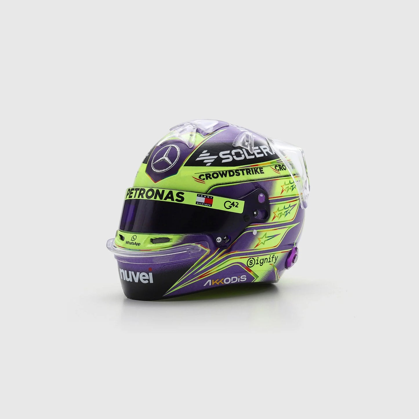 Lewis Hamilton Mercedes 2024 Season Helmet 1:5