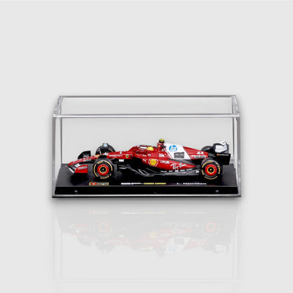 Bburago Lewis Hamilton Scuderia Ferrari SF25 with Acrylic Box 1:43