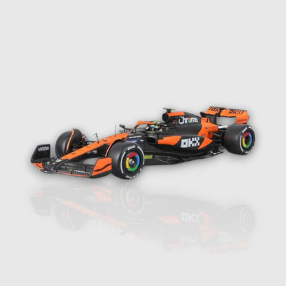 Lando Norris Mclaren MCL38 Miami GP with Acrylic Box 1:24