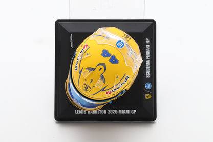 Lewis Hamilton Scuderia Ferrari 2025 Miami GP Helmet 1:5