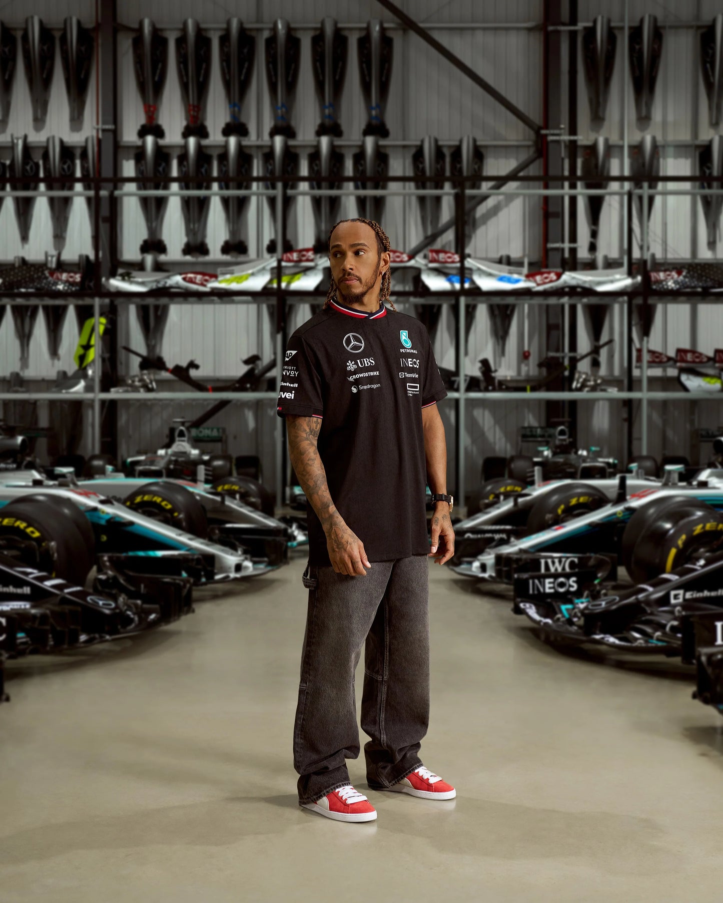 Mercedes F1 Driver Tshirt 2024