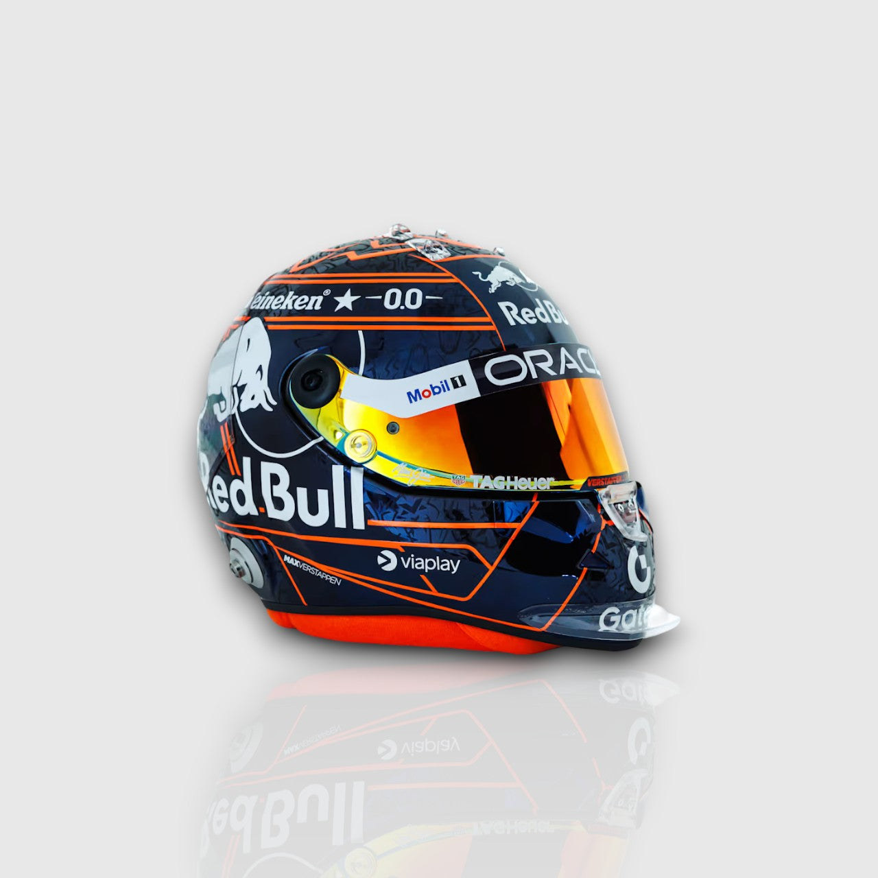 Max Verstappen 2025 Special Orange Helmet 1:2