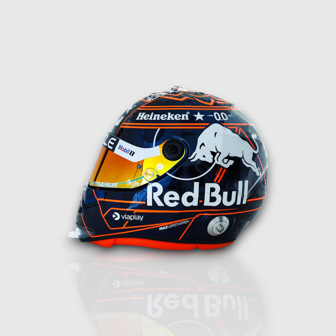 Max Verstappen 2025 Special Orange Helmet 1:2