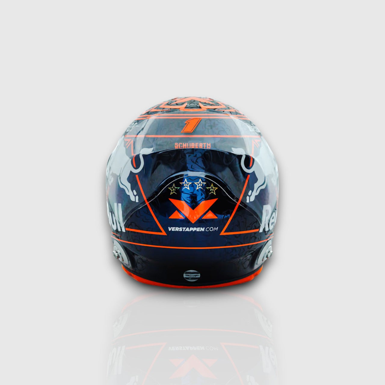 Max Verstappen 2025 Special Orange Helmet 1:2