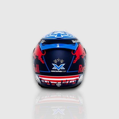 Max Verstappen 2024 USA Mini Helmet 1:4
