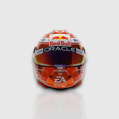 Max Verstappen 2024 Orange Tribute Mini Helmet 1:2