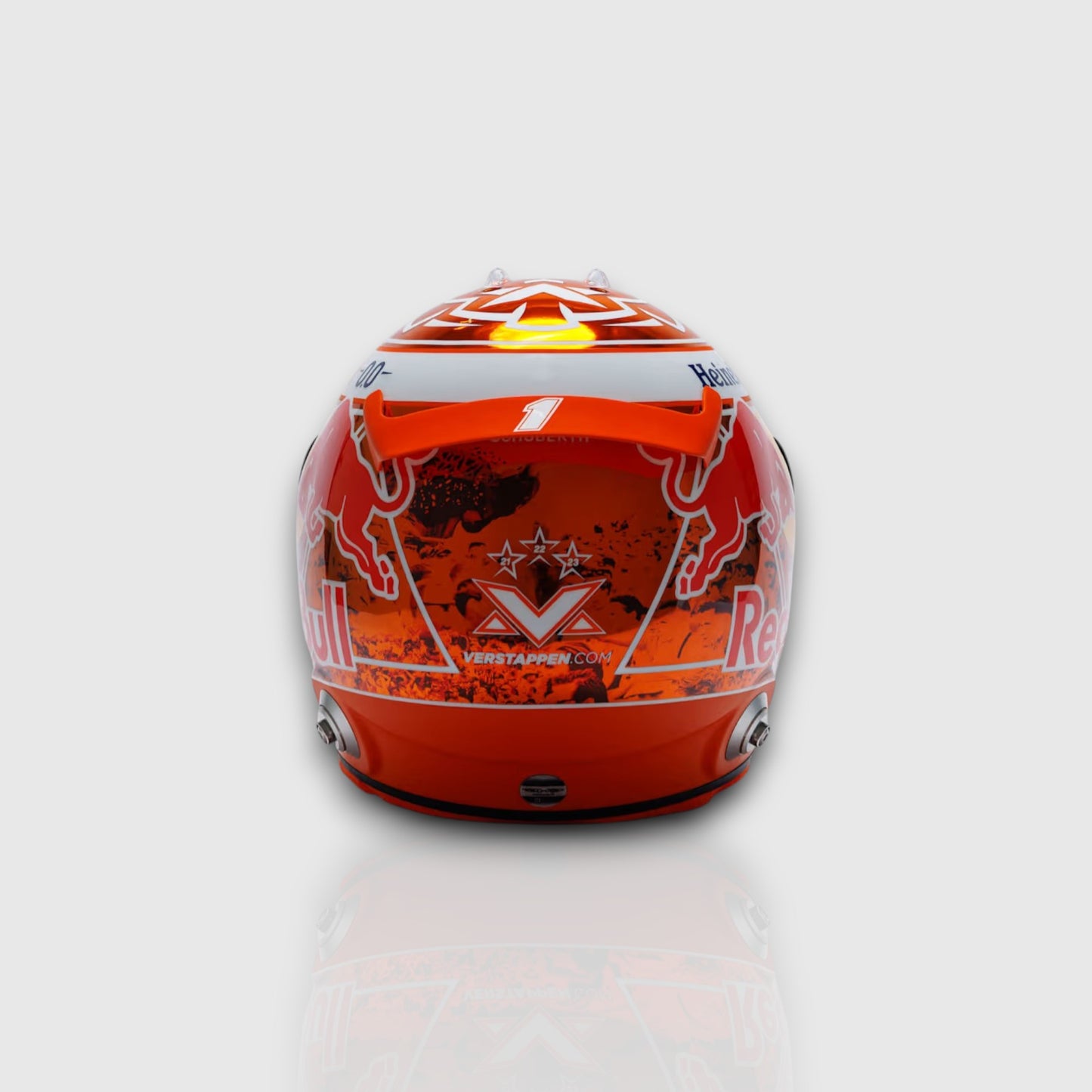 Max Verstappen 2024 Orange Tribute Mini Helmet 1:2