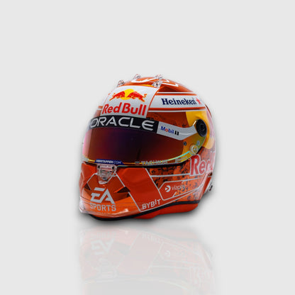 Max Verstappen 2024 Orange Tribute Mini Helmet 1:2