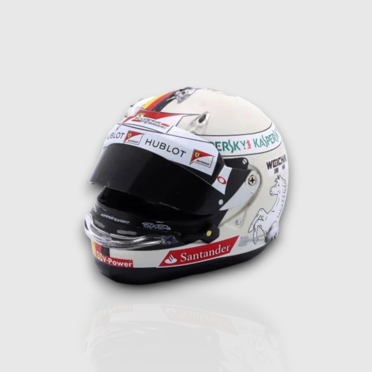 Sebastian Vettel Scuderia Ferrari 2015 Mini Helmet 1:5