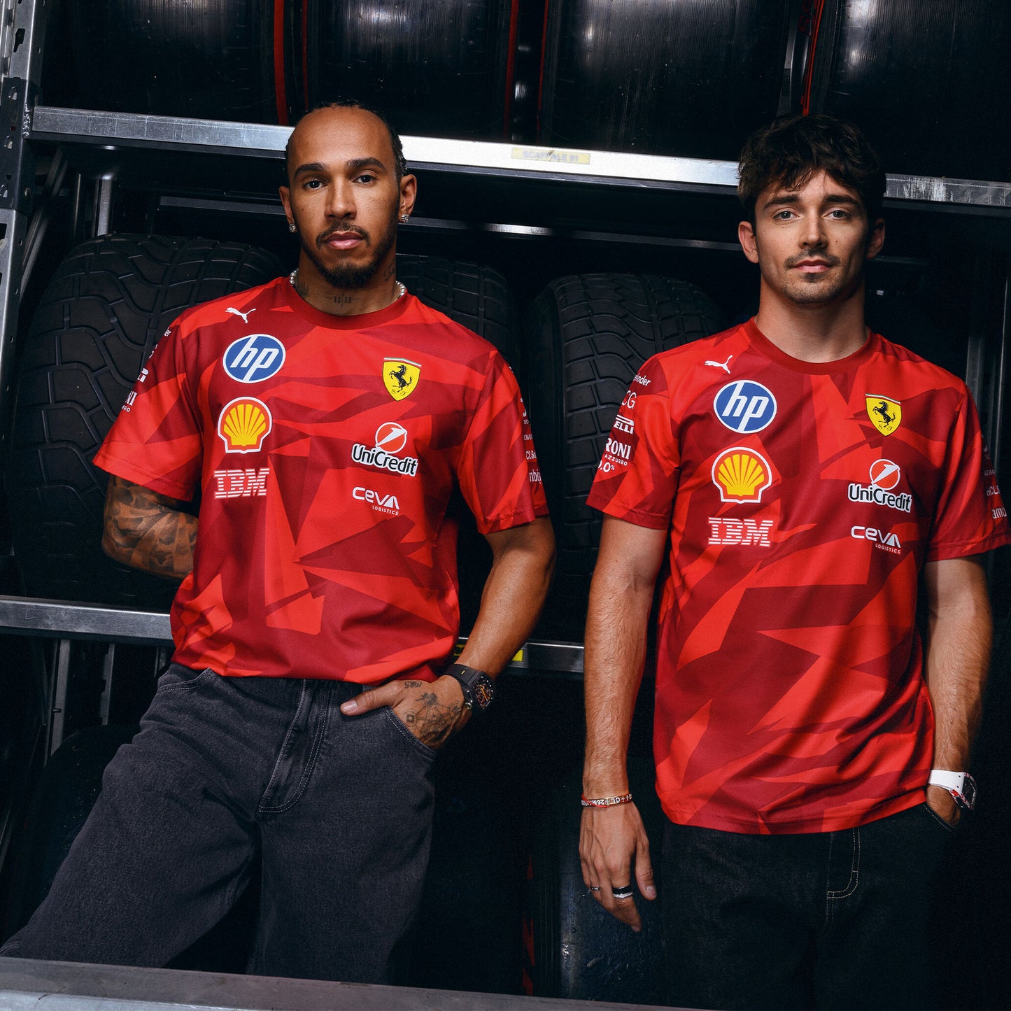 Scuderia Ferrari 2025 Las Vegas GP Team T-shirt